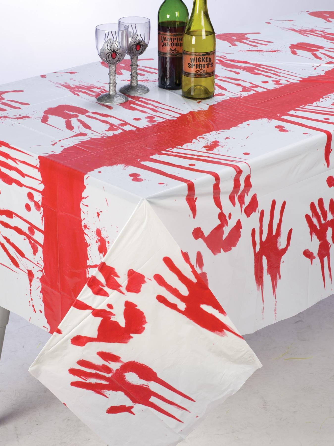 Bloody Tablecloth Halloween Decoration
