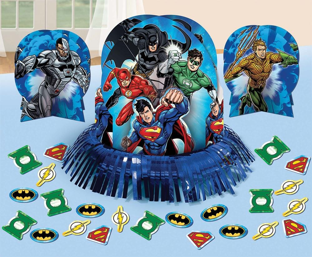Justice League Table Decorating Kit
