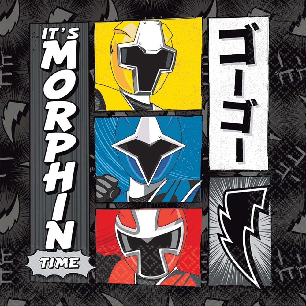 Power Rangers Ninja Steel Lunch Napkins Pack of 16
