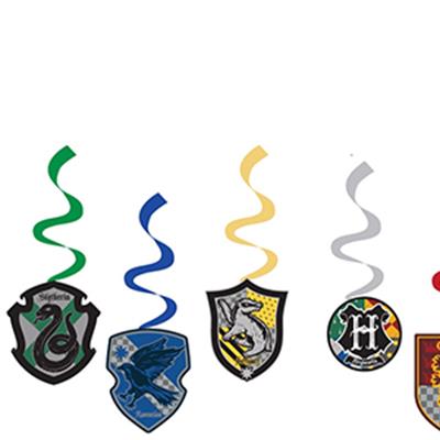Harry Potter Hanging Swirl Decorations Pack of 12
