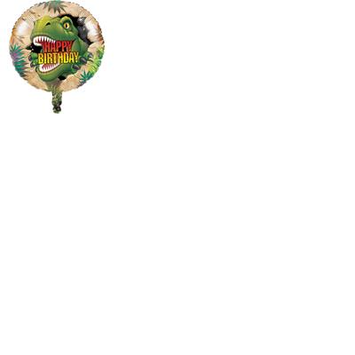 Dino Blast Happy Birthday 45cm Foil Balloon