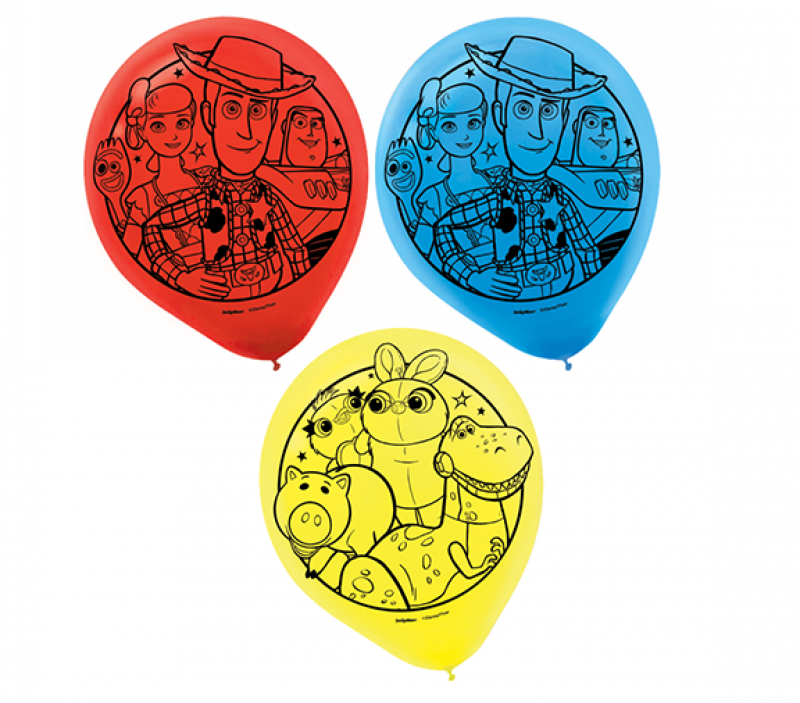 Toy Story 4 30cm Latex Balloons Pack of 6