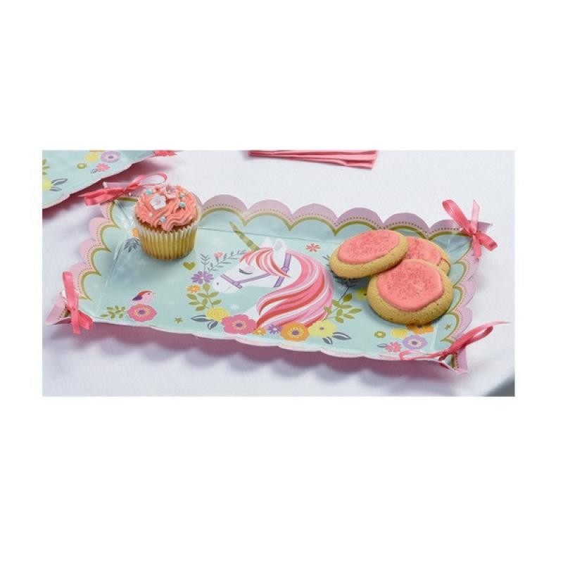 Magical Unicorn Paper Ribbon Trays Pack of 2
