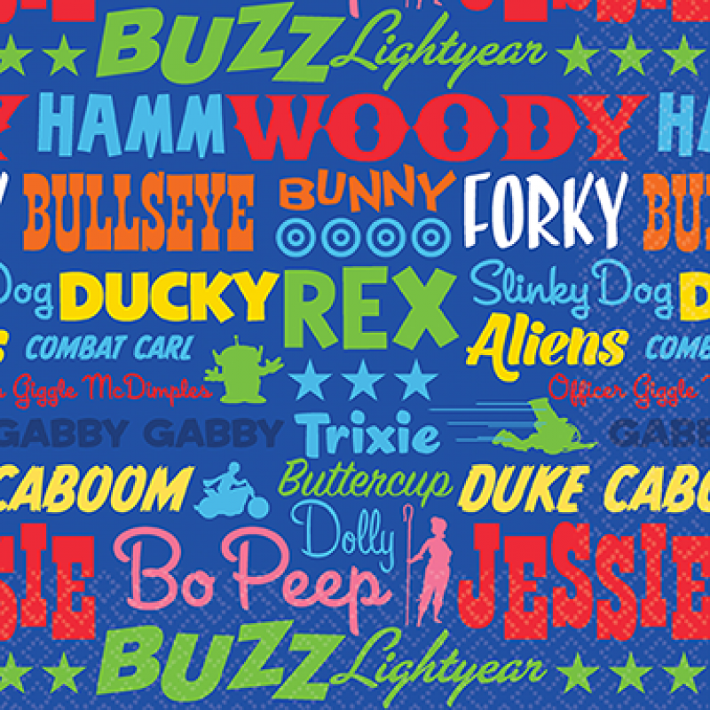 Toy Story 4 Beverage Napkins Pack of 16