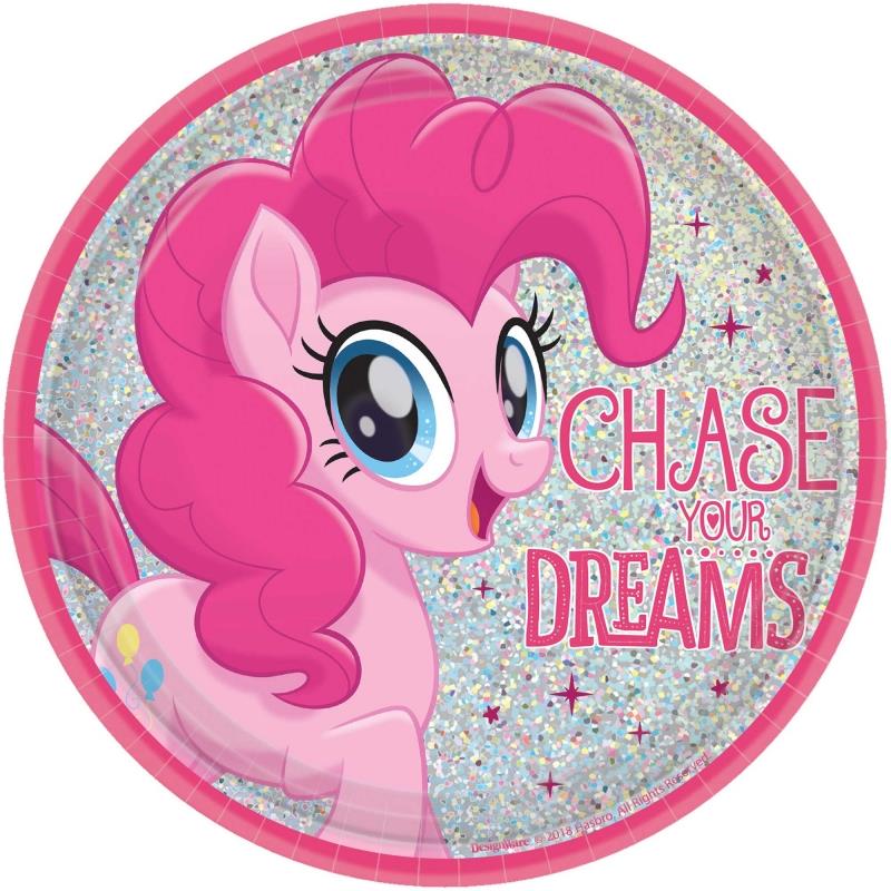 My Little Pony Friendship Adventures 17cm Round Paper Plates Pack of 8