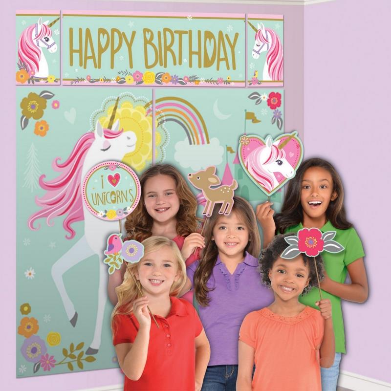 Magical Unicorn Scene Setter & Photo Prop Kit
