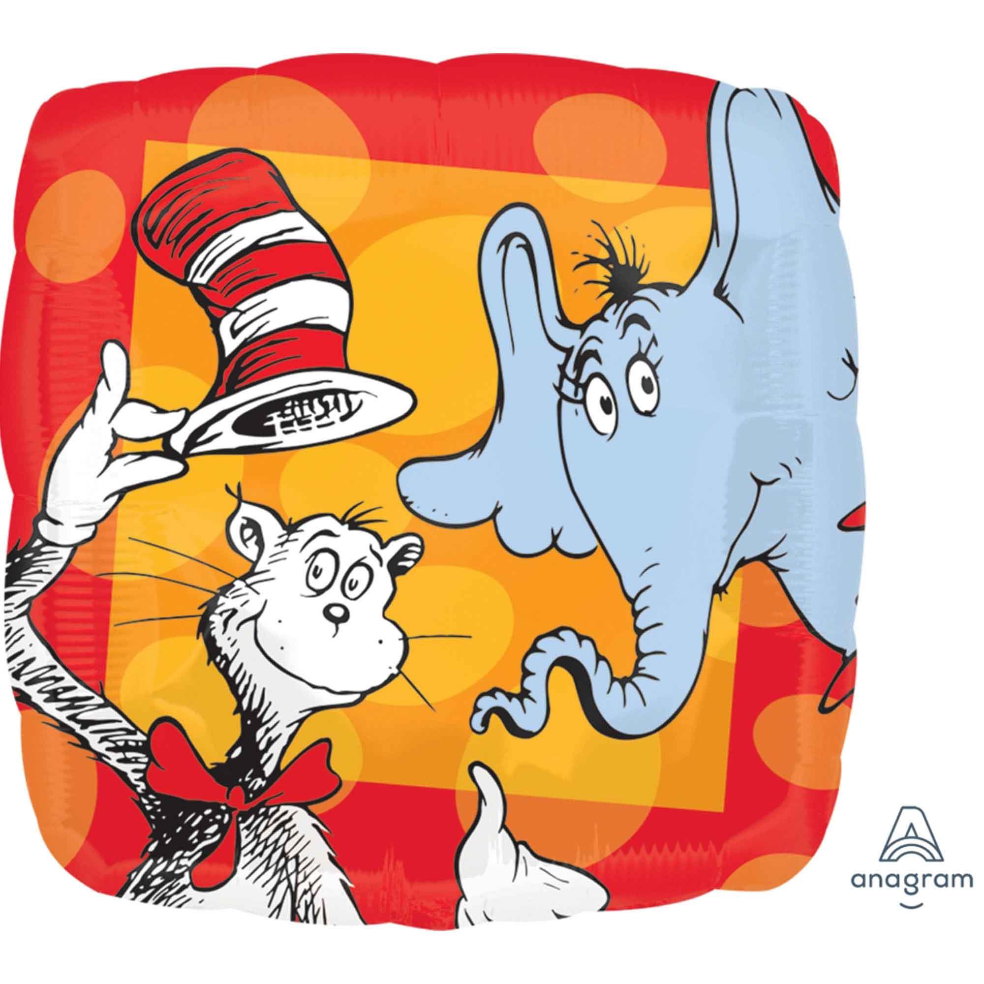 Dr. Seuss 45cm Foil Balloon