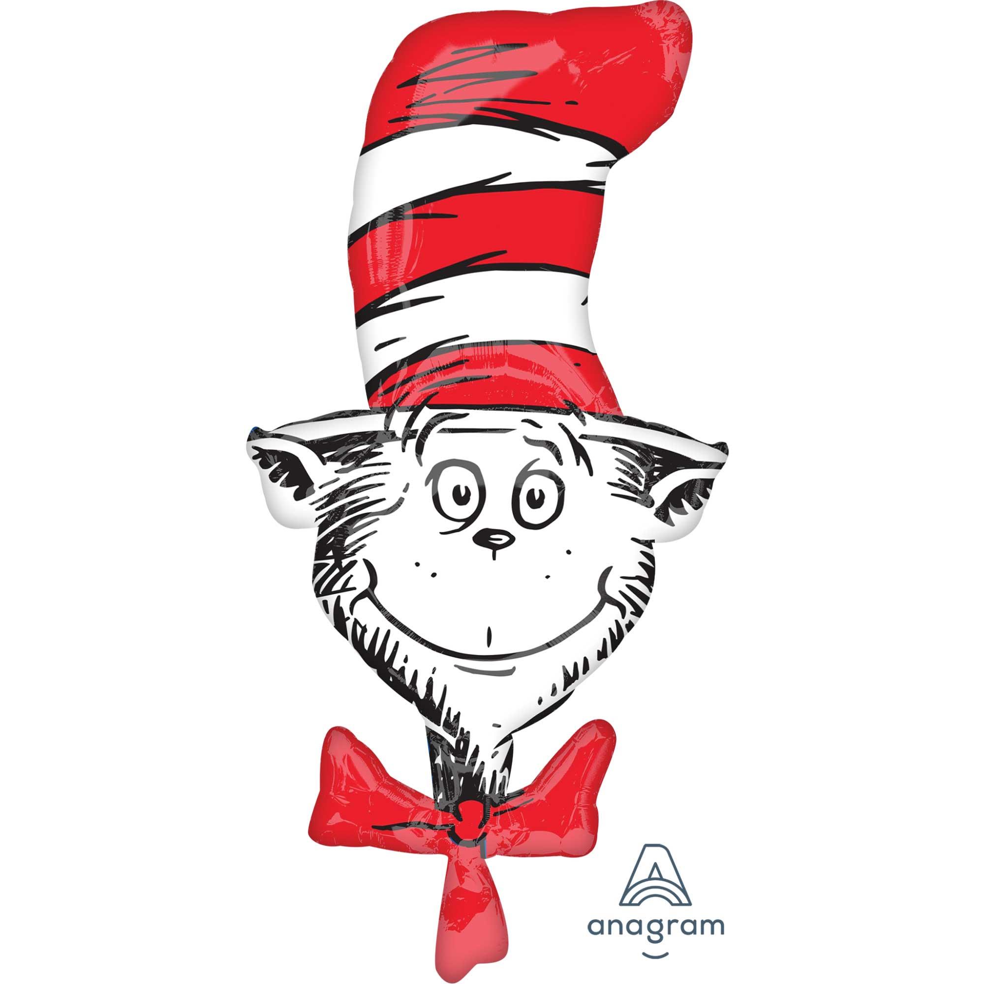 Dr. Seuss Cat in the Hat SuperShape Foil Balloon