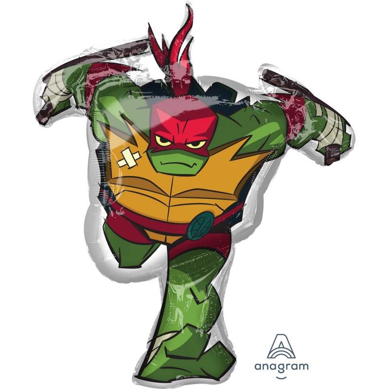 Rise of the Teenage Mutant Ninja Turtles Raphael SuperShape Foil Balloon