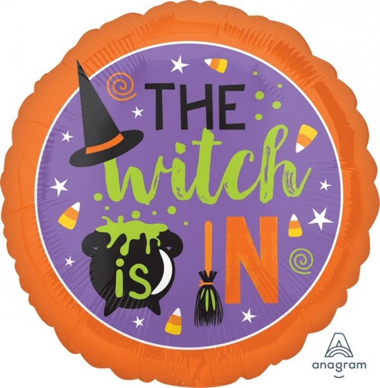 The Witch is In 45cm Foil Balloon