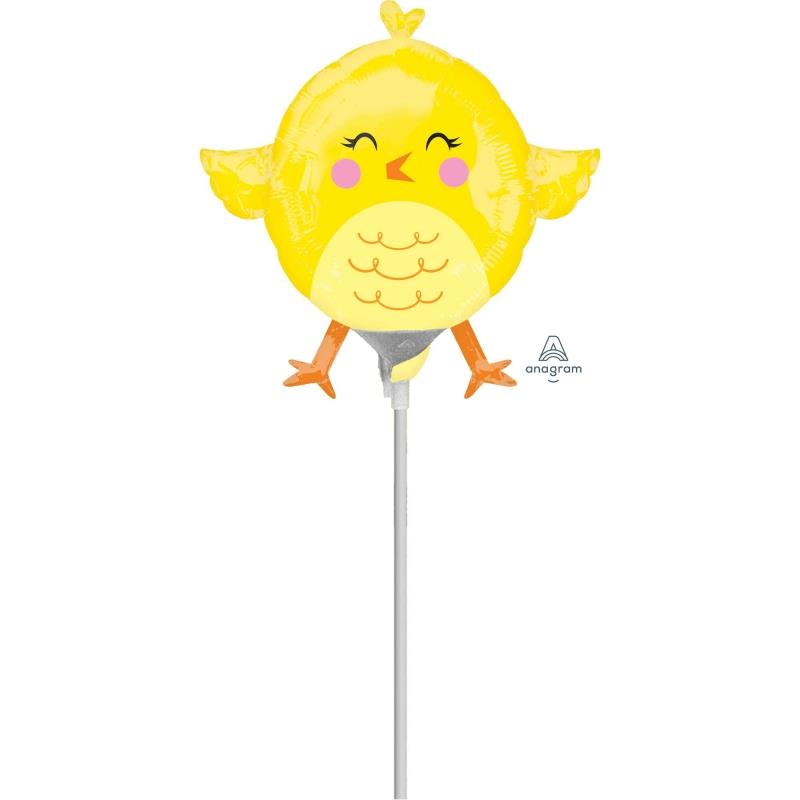 Easter Chick Mini Shape Foil Balloon