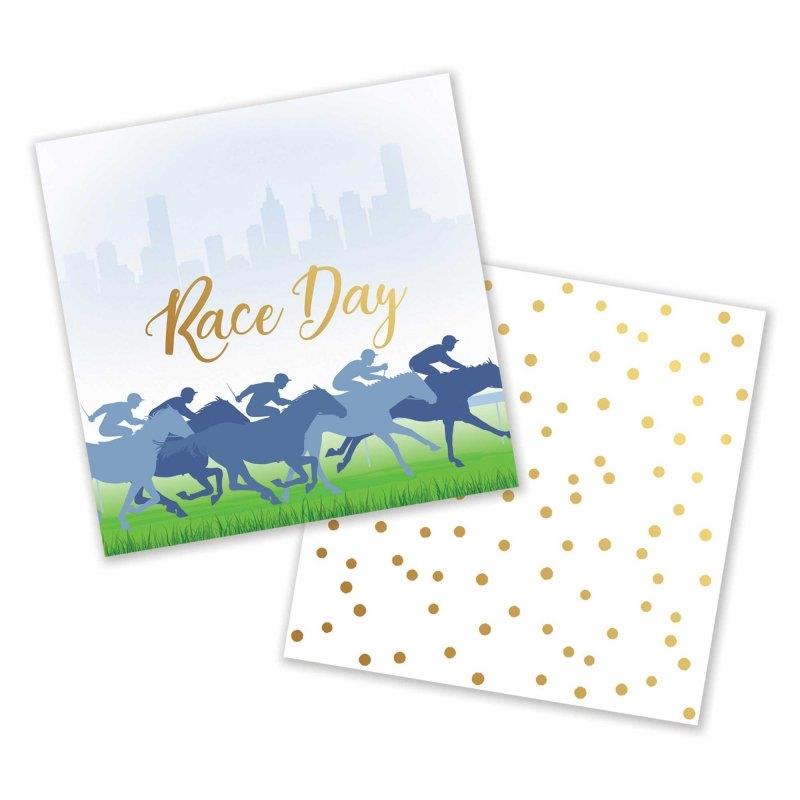 Melbourne Cup Race Day Beverage Napkins Pack of 50