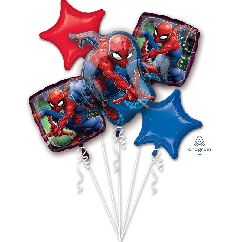 Spider-Man Animated Foil Balloon Bouquet