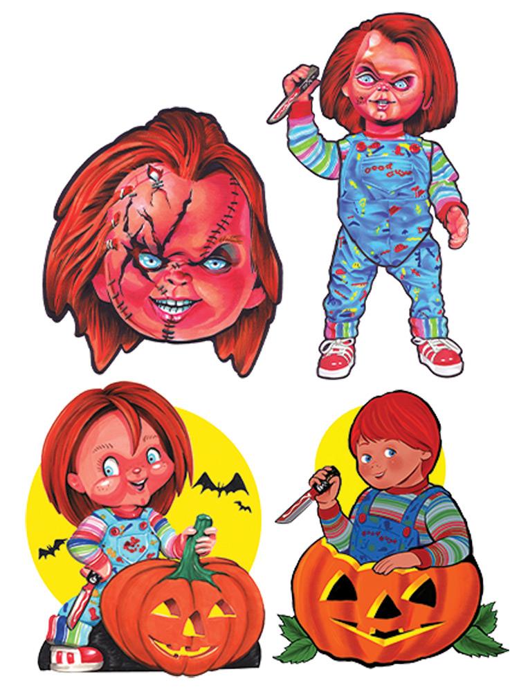 Child's Play Chucky Wall Halloween Decorations