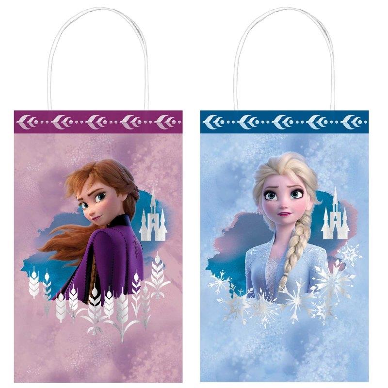 Frozen 2 Kraft Paper Gift Bags Pack of 8