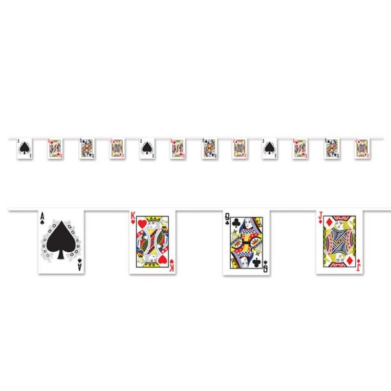 Playing Card Suits Pennant Banner