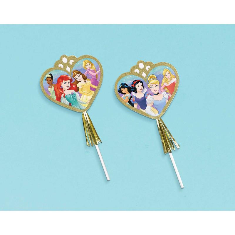 Disney Princess Once Upon a Time Glittered Wands Pack of 8