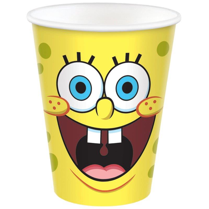 SpongeBob SquarePants Paper Cups Pack of 8