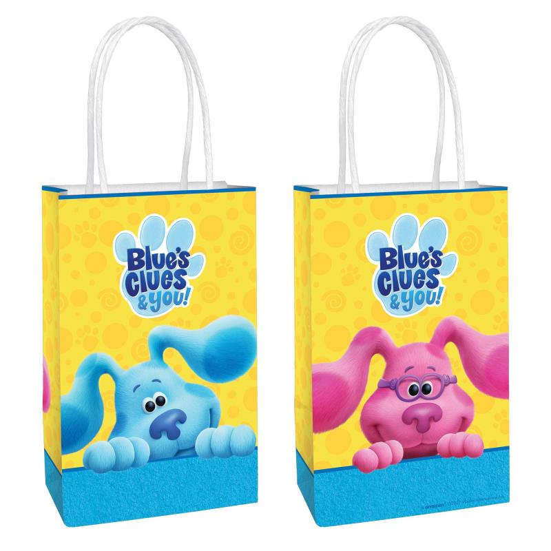 Blue's Clues Paper Kraft Loot Bags Pack of 8