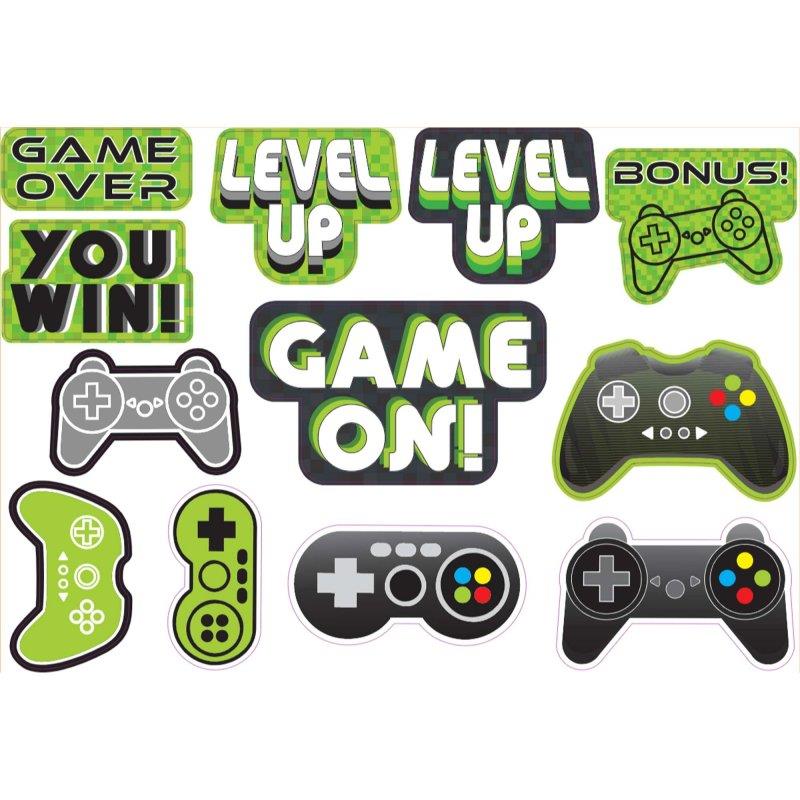 Level Up Gaming Cutouts Value Pack of 12