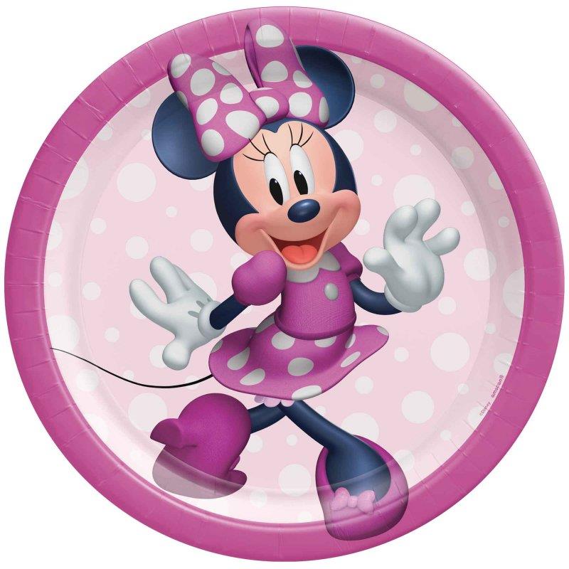 Minnie Mouse Forever 17cm Paper Plates Pack of 8