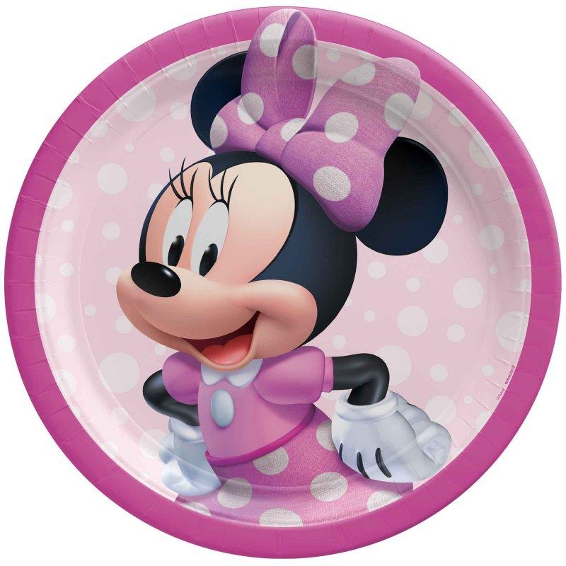 Minnie Mouse Forever 23cm Paper Plates Pack of 8