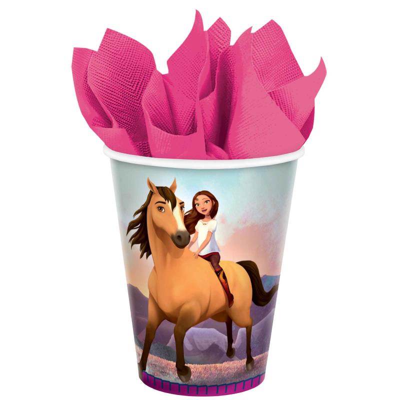 Spirit Riding Free Paper Cups Pack of 8