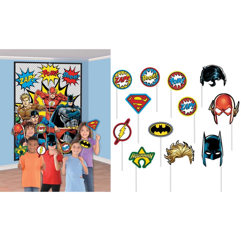 Justice League Heroes Unite Scene Setter With Photo Props