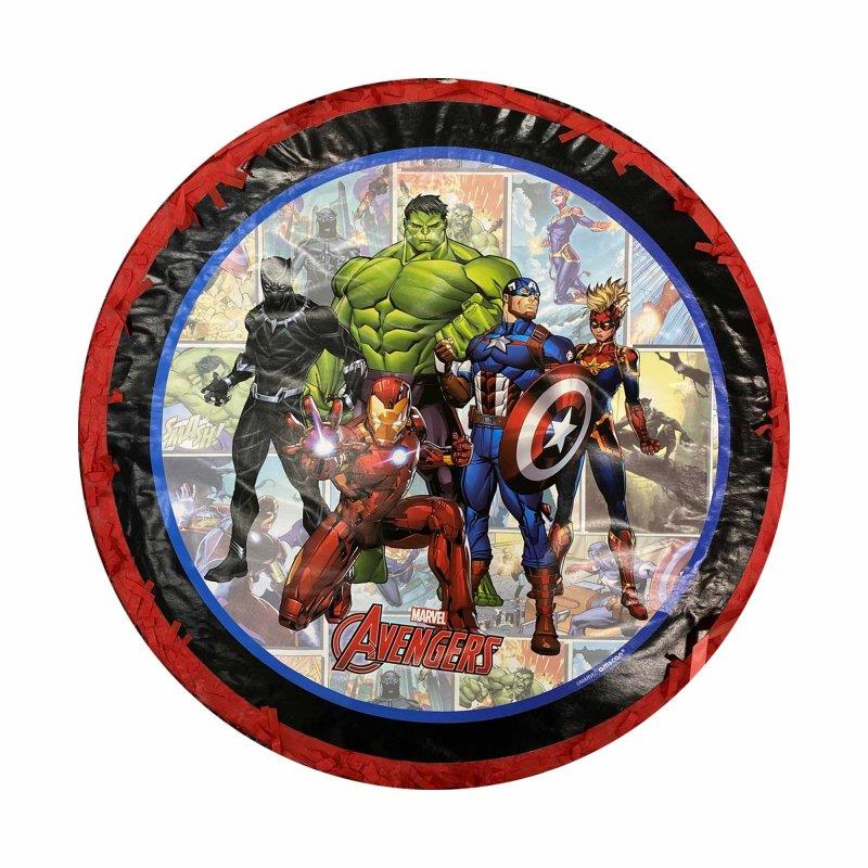 Marvel Avengers Powers Unite Expandable Pull String Drum Pinata