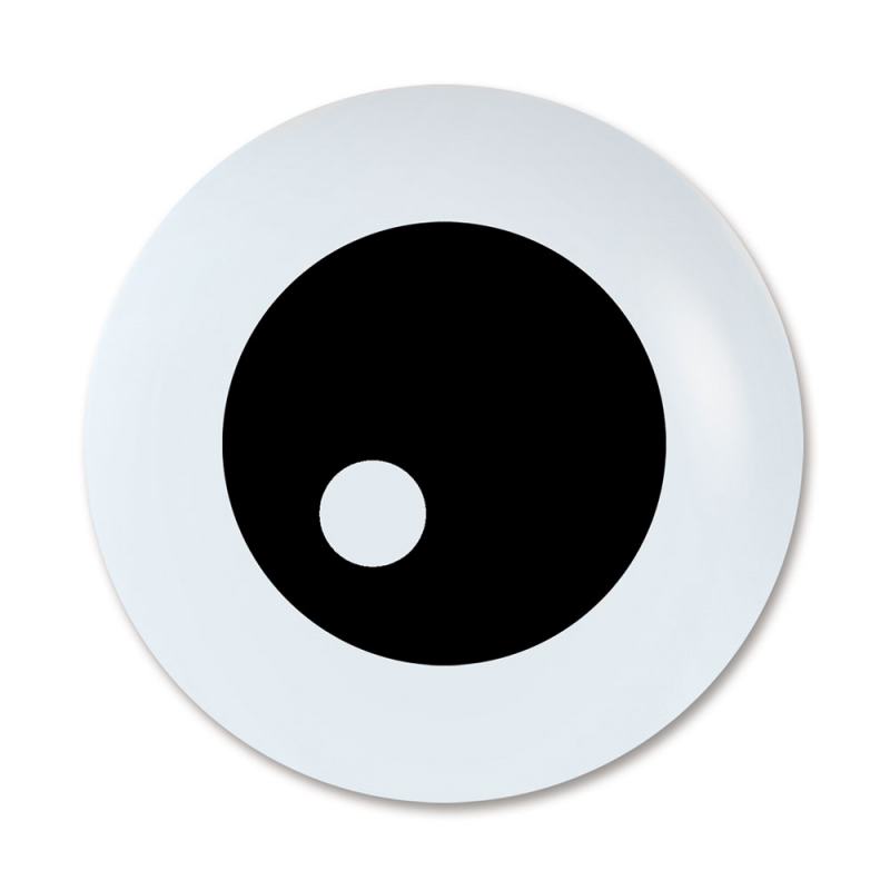 Sempertex 12cm Friendly Eyeball Black White Latex Balloons Pack of 12