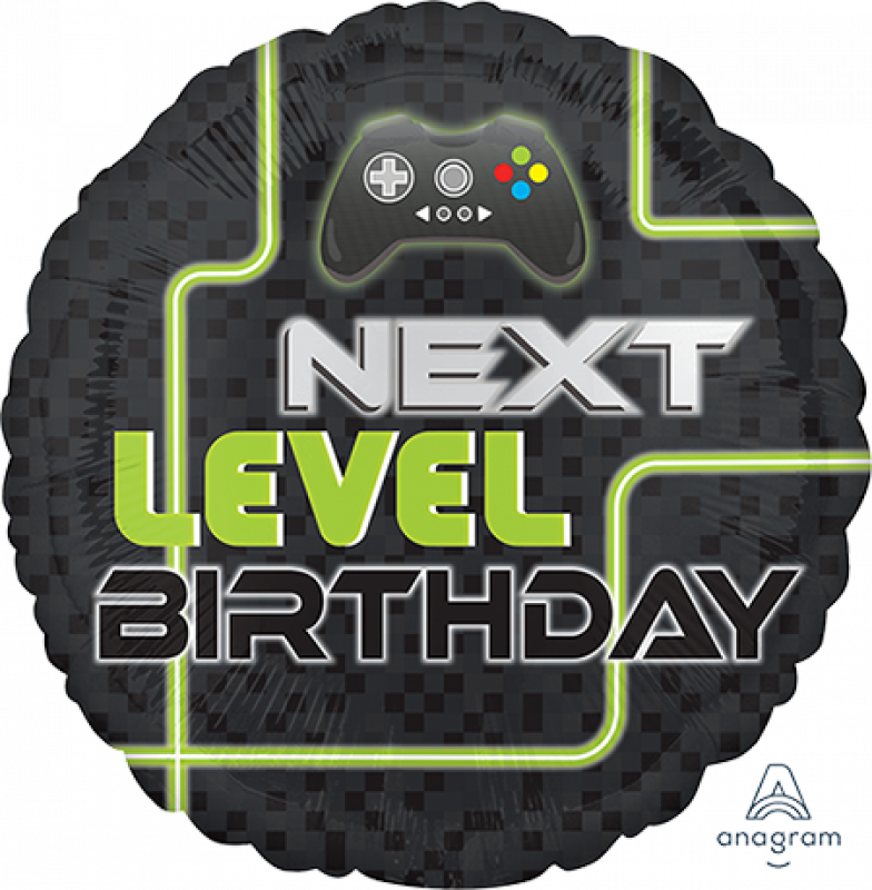 Level Up Gaming Next Level Birthday 45cm Foil Balloon