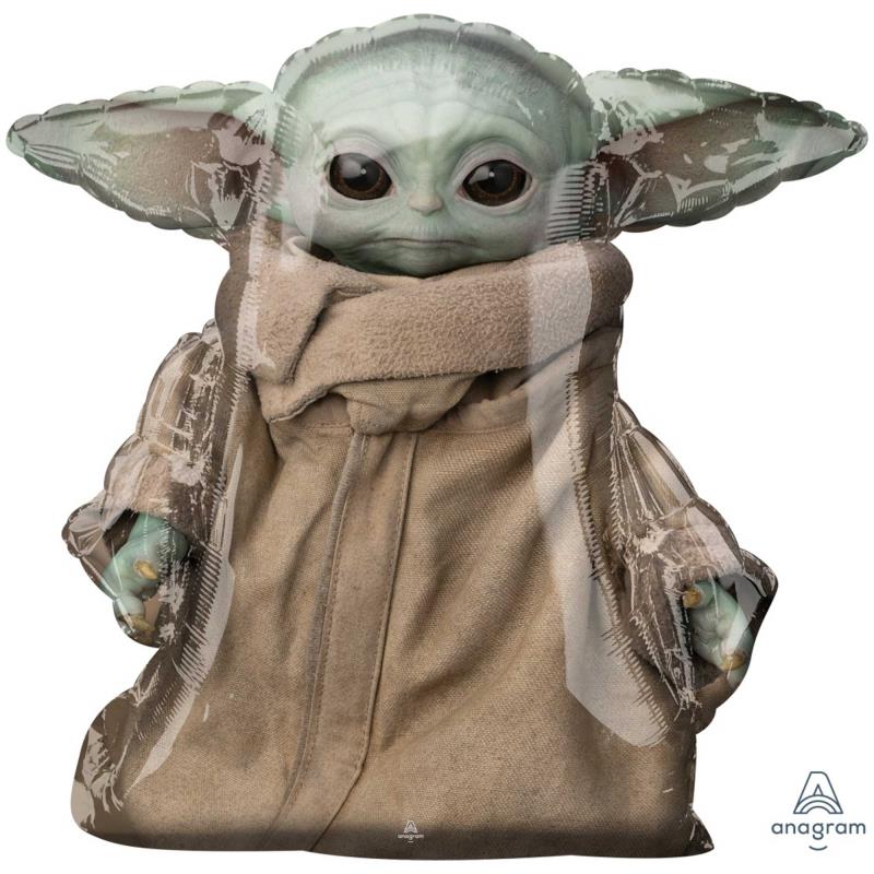 AirWalker Balloon Buddies Star Wars The Mandalorian The Child Baby Yoda Foil Balloon