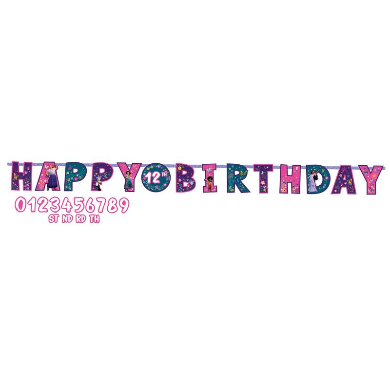 Encanto Add an Age Happy Birthday Banner