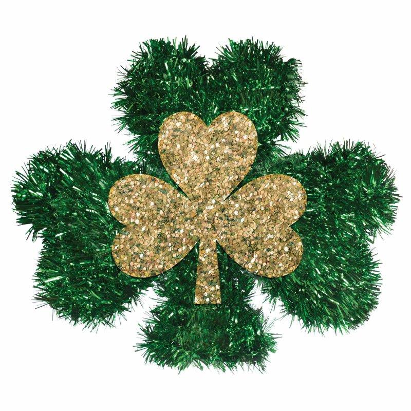 St. Patrick's Day Shamrock Tinsel 3D Hanging Decoration