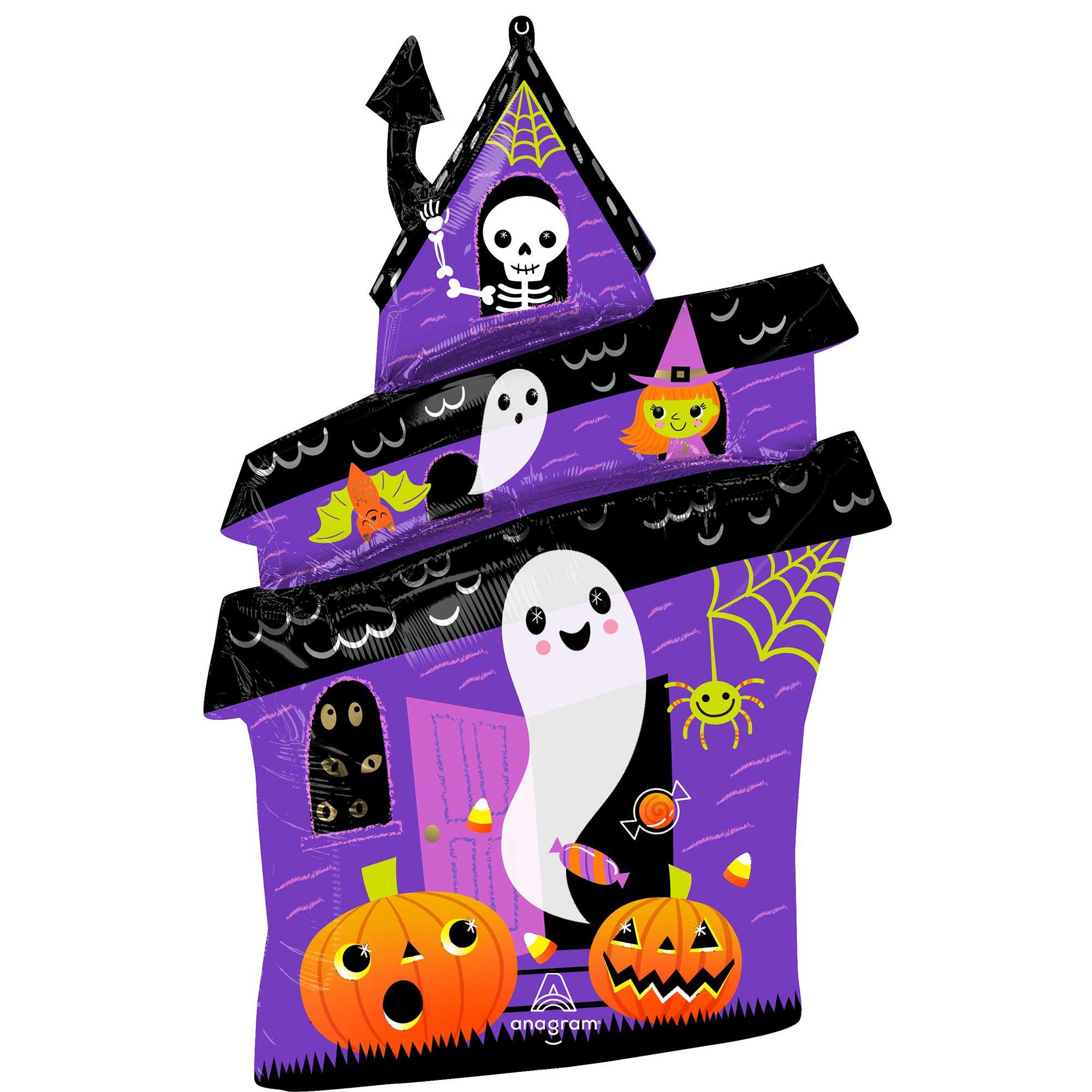 SuperShape XL Halloween Haunted House Foil Balloon
