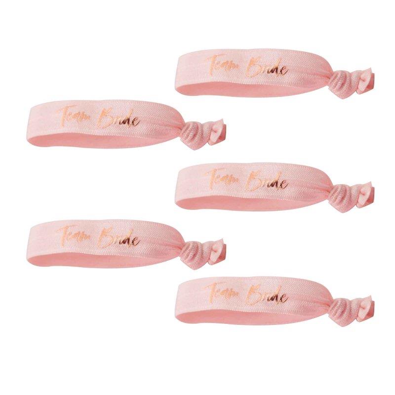 Floral Hen Party Hair Ties Pack of 5
