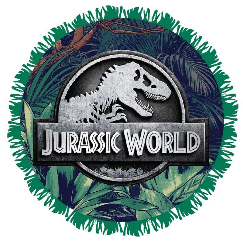 Jurassic World Into the Wild Expandable Pull String Drum Pinata