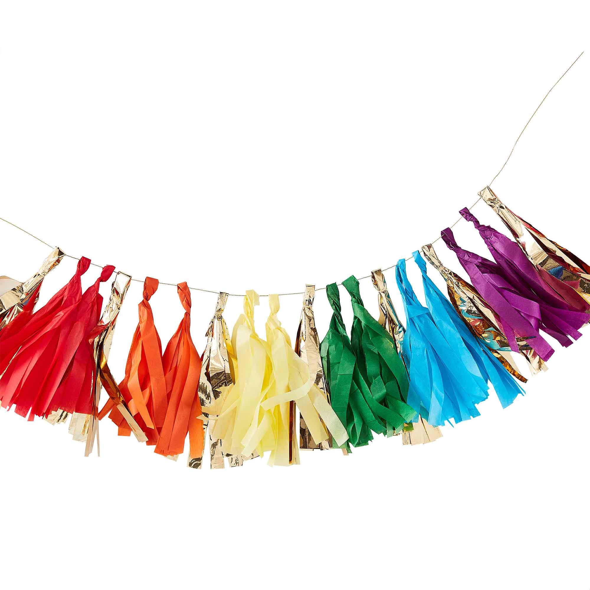 Over the Rainbow Tassel Garland