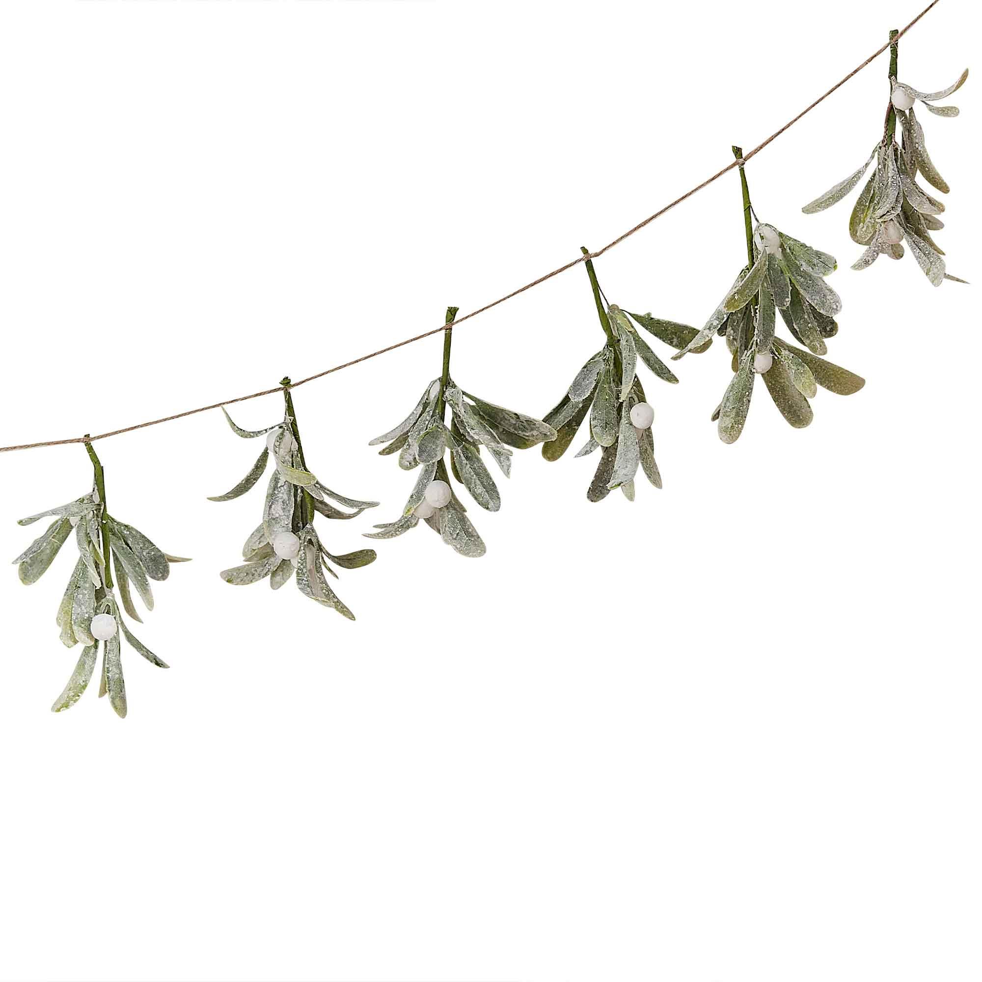 Christmas Nordic Noel Mistletoe Garland