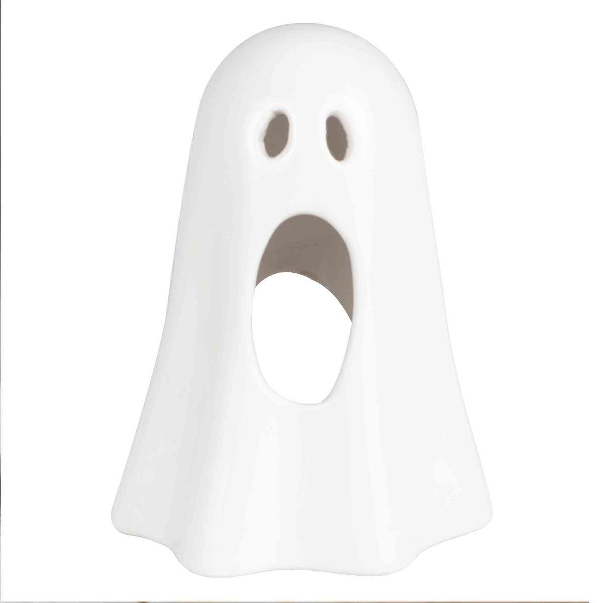 Pumpkin Spice Halloween Ceramic Ghost Tea Light Holder