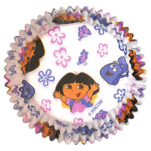 Dora The Explorer Baking Cups Patty Pans (Pack of 50)