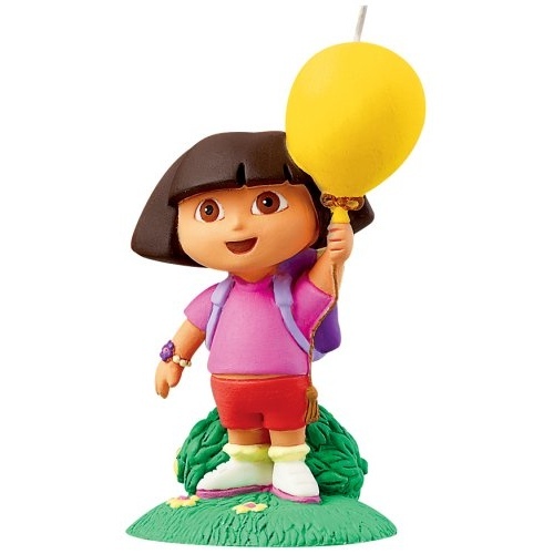Dora The Explorer Balloon Candle