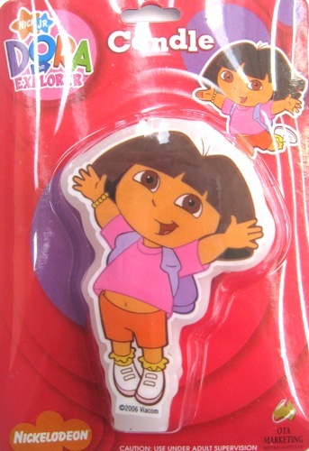 Dora The Explorer Candle