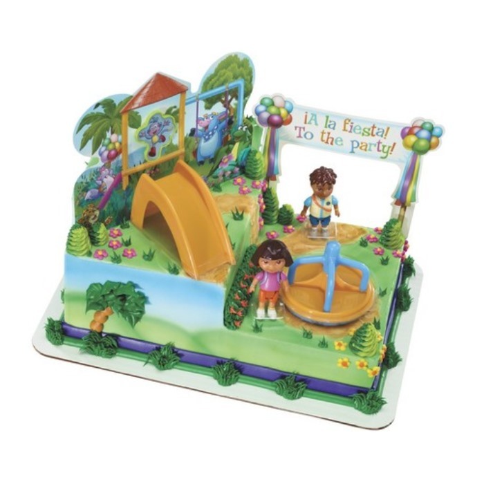 Dora The Explorer Play Time Cake Decoration Kit