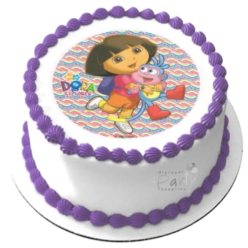 Dora The Explorer Edible Icing Cake Decoration