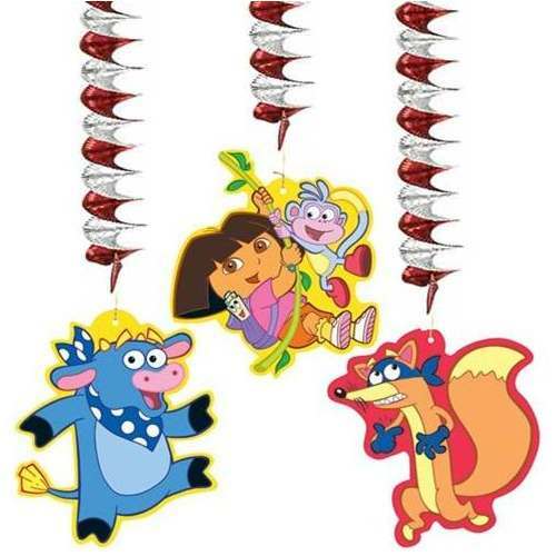 Dora The Explorer Dangling Decorations (Set of 3)