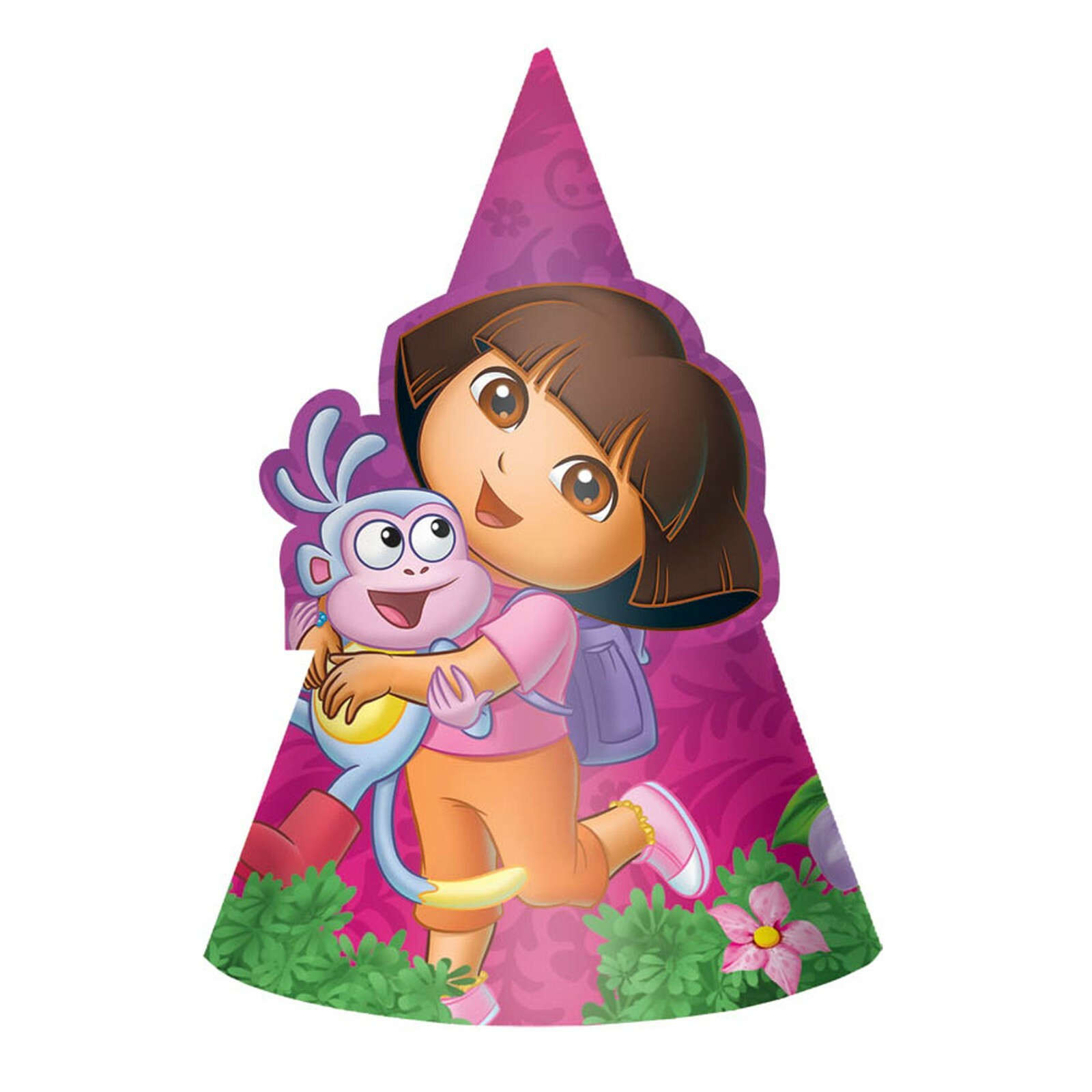 Dora The Explorer Party Hats (Pack of 8)