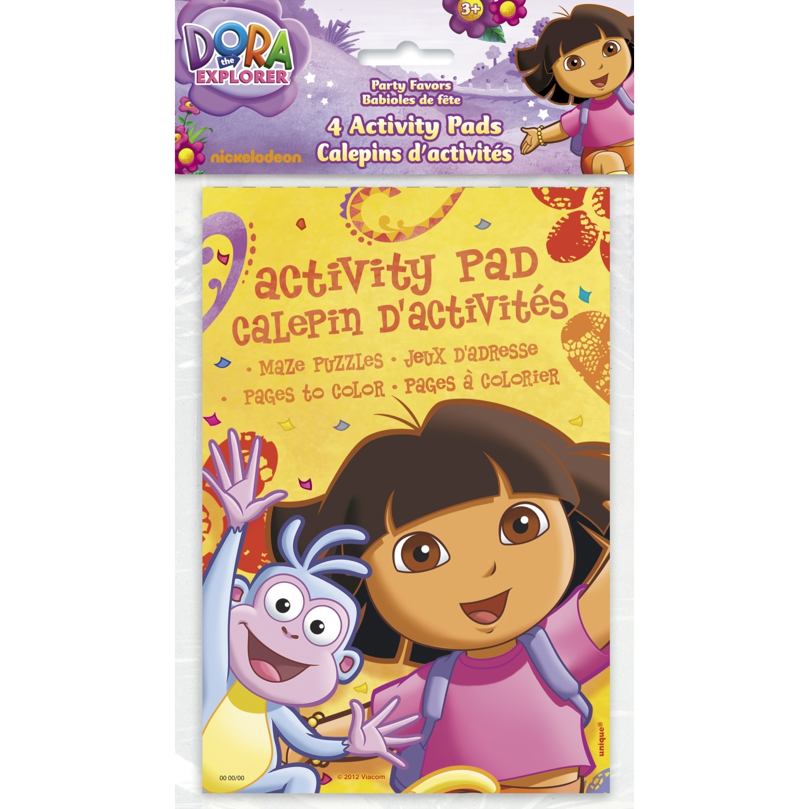 Dora The Explorer & Boots Activity Pads (Pack of 4)