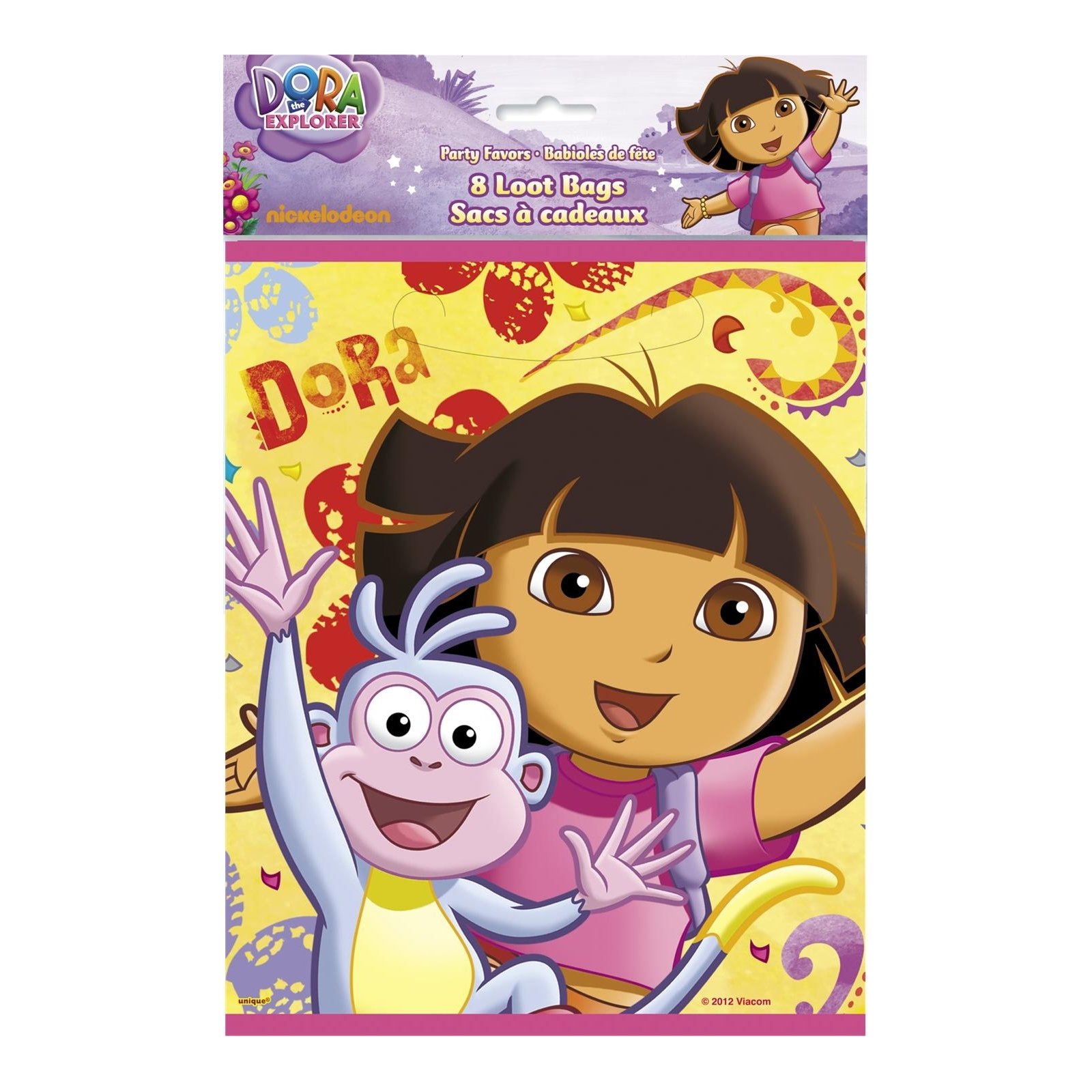 Dora The Explorer and Boots Lolly/Treat Bags (Pack of 8)