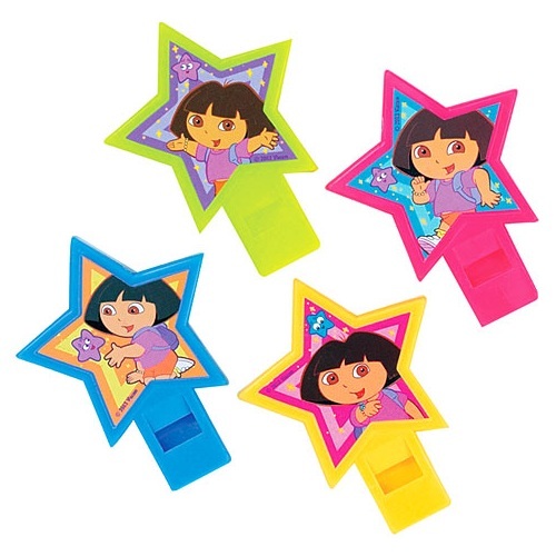 Dora the Explorer Whistles (Pack of 4)